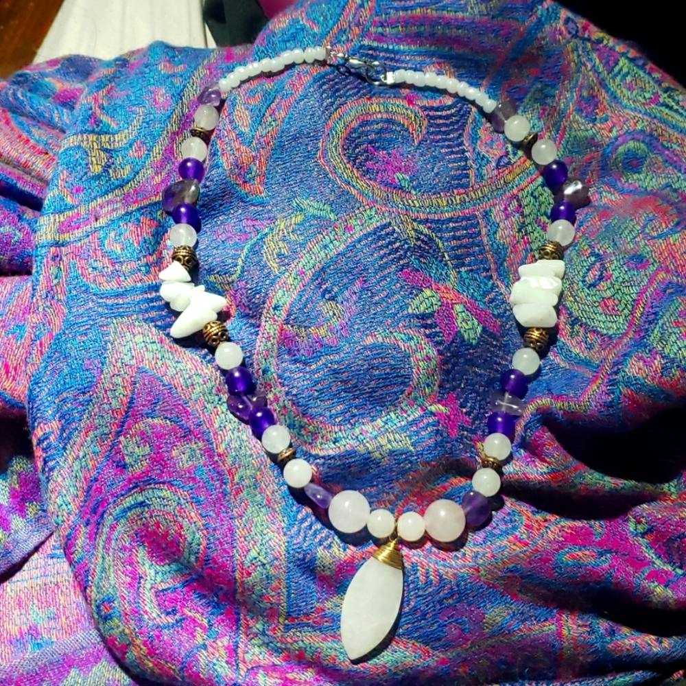 Semi precious stone necklace